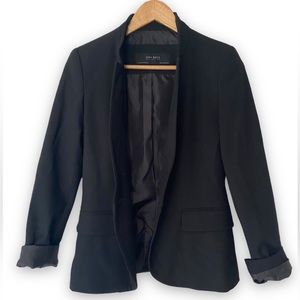 Zara Black Tapered Blazer
